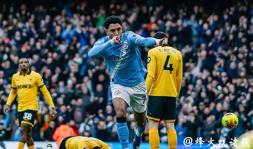 英超-马尔穆什闪击塞梅尼奥破门 曼城2-0狼队 英超-马尔穆什闪击塞梅尼奥破门 曼城2-0狼队